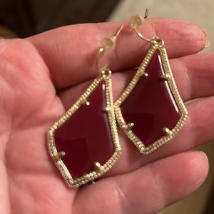 Kendra Scott Alex maroon jade